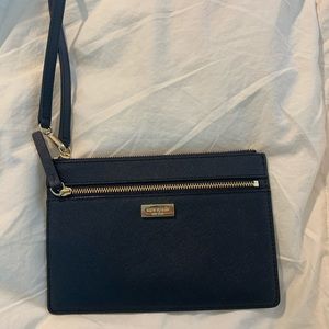 Navy Kate Spade Wristlet